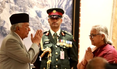  राष्ट्रपतिले भने  “धेरै धेरै बधाई छ,धेरै धेरै शुभकामना, तपाईं सफल हुनुहोस्  देश सफल होस्” 